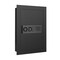 Black Steel Wall-Mounted Digital Safe Box with Dual Access and Theft Protection